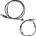 BOXI 2pcs Front&Rear Brake Pad Wear Sensor Fit for BMW 228i 320i 328d 328i 330e 330i 335i 340i 428i 435i ActiveHybrid 3 M235i M3 M4 2012 2013 2014 2015 2016 2017 2018 |Replaces 34356792289 34356792292