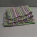 Urban Villa Kitchen Towels 100% Cotton Dish Towels for Kitchen(Set of 6)20x30 Dish Cloths Highly Absorbent Kitchen Linen Set with Hanging Loop Perfect for Drying Dishes Cleaning Towels-Blue Stripes