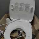 COWAY Bidetmega 500S Electronic Bidet Toilet Seat with Instantaneous Water Heating, Heated Seat and Dryer, Auto Open and Close Lid, Night Light, Deodorizer, Stainless Nozzle, Remote Control, Round