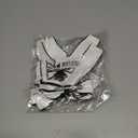 2 x 2PCS Hair Bows for Girls White Bowknot Hair Clips BarrettesLeather Bows with Long Tail Hair Accessories for Girls Toddlers Teens Kids