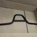 22.2 BMX Bike Handlebar 670mm, 160mm High Rise Bicycle Handlebar 6 Backsweep 3 Upsweep Steel Riser Handle Bars for E Bike, Dirt Bike, Pit Bike, ATV, Mini MX bike, MTB, Fixie Gear, 7/8 inch