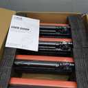 v4ink 58A CF258A Black Toner Cartridge (with Chip) Compatible Replacement for HP CF258A 58A 58X Toner Cartridge for HP Pro M404dn M404n M404dw MFP M428fdw M428fdn M428dw M406dn M430f Printer, 4 Pack