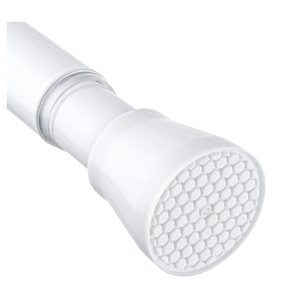 Tension Rod for Windows 28 to 48 Inch,Spring Curtain Rods No Drilling 7/8" Diameter White Tension Rods Adjustable Curtain Rods Expandable Pressure Spring Tension Rods for Closet, Doorway