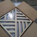 Ekena Millwork WALW24X24X0375ALLBI Allen 3/8"T Decorative Fretwork Wall Panels, 23 3/8"W X 23 3/8"H, Birch