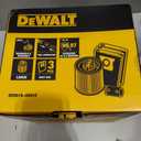 DEWALT Shop Vac HEPA Filter Replacement, 3-Pack Dust Bags & Tool Adapter