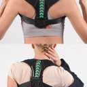 Posture Corrector For Men And Women - Adjustable Upper Back Brace For Clavicle Support | Neck, Back, Shoulder Pain Relief