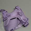 Wisedog No Pull Lightweight Dog Harness: Adjustable Breathable Pet Vest Harness with Soft & Comfortable Cushion for Dogs (Medium, Lilac) (M:Neck=11.81"-18.11"/Chest=18.11"-27.95")