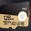 128GB microSDXC Card, Read Speed Up to 130MB/s,Write 60MB/s, 1-Pack