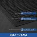 Durable Indoor Outdoor Doormat, 3' x 4' Heavy Duty Front Door Mat