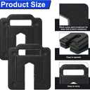2 Pack Heavy Duty Steel Base Weights for Backdrop Stand, 11lbs Plates