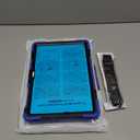 BRAECN Case for Galaxy Tab S10+/S9 FE+/S9+/S8+/S7 FE/S7+ 12.4 Inch SM-X820/X810/X800, Rugged Silicone Cover with Screen Protector, Kickstand, Shoulder Strap, S Pen Holder for Galaxy Tab S9 Plus, Blue