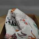 Premium Foam Baby Play Mat 71" x 59"  Removable & Machine Washable Cover, Extra Thick Padding Playpen Mat, Non-Slip Crawling Mat, Easy to Clean for Infants, Toddlers & Babies (Alphabet Zoo)