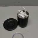 Pssopp 2 in 1 Self Stirring Heated Coffee Mug, Stainless Steel Smart Temperature Control Efficient Heating Electric Mixing Mug for Milk and Other Beverages(300ml) (Type 1)