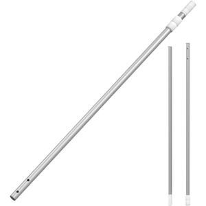 Poolpure Telescopic Pool Pole 48 FT, Lightweight Aluminum Swimming Pool Pole with Twist Lock, Universal 1-1/4" Fit for Skimmer Nets, Brushes & Vacuum Heads, Easy Pool Cleaning Pole Poolpure Telescopic Pool Pole 48 FT, Lightweight Aluminum Swimming Pool Pole with Twist Lock, Universal 1-1/4" Fit for Skimmer Nets, Brushes & Vacuum Heads, Easy Pool Cleaning Pole
