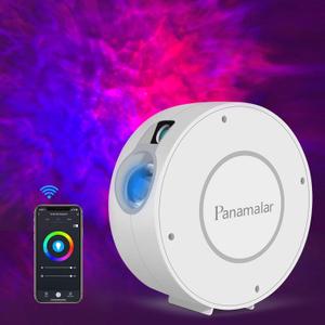 Smart Star Projector, WiFi Galaxy Light Projector Nebula Cloud Projector with APP Control, Timer,Alexa Voice Control, Starry Sky Projector Night Light for Bedroom Kids Party Gift