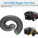 764-05082 Bagger Flex Hose Lawn Tractors Hose Grass Catcher Compatible with MTD CUB Cadet 36" 42" 46" 50" 54" Rear Fast Double BaggerRiding Mower