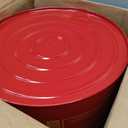 Eagle 5 Gallon Type I Red Safety Gas Can for Gasoline with Flame Arrester, Self-Closing Lid, and F-15 Funnel, Made in the USA, Galvanized Steel Flammable Storage Can, UI50FS