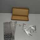 Bird Spikes, 10 FT Stainless Steel Bird Deterrent Spikes, Pigeon Spikes for Outside to Keep Birds Squirrel Raccoon Cat Away, for Garden Fence Roof Window Sill and Wall(10 Pack)