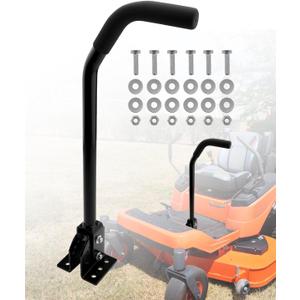 Gledewen Mower Assist Handle, Adjustable Lawnmower Grab Bar, Compatible with Almost Zero Turn Lawn Mower, On Off Lawnmower Aid Help Bar, Use to Steady Balance Black Color