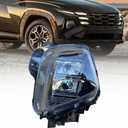 Right Side LED Headlight Assembly Fits for Hyundai Tucson SE/SEL 2025 2026 2.5L Passenger Side Front Headlamp w/Bulb 92102-CW650
