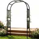 Thickened Metal Garden Arch-59L*94.5H,Trellis for Climbing Plants Outdoor
Trellume Heavy Duty Rust-Proof Iron Arbor Archway for Backyard, Patio, Lawn and Wedding Decorations(20MM Pipe)