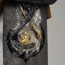 XMGZQ Modern Abstract Art Home Decor Accent,Contemporary Statues Coffee Table Decor for Living Room,Table Centerpieces for Dining Room,Ceramic Sculptures Knick Knacks for TV Stand Show Piece (Black)