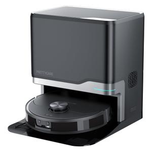 PRETTYCARE Robot Vacuum and Mop Combo, Auto Mop Washing & Self-Drying, Self-Refilling, Self-Emptying, AI 3D Obstacle Avoidance, 6000Pa Suction, Compatible with Alexa
