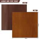 RingSun Genuine Leather Sheets for Crafts 24''X24'' Full Grain Leather Tooling Leather (2mm) Thick Cowhide Leather Pieces Square, Dark Brown
