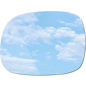 TOEMIRR Replacement Mirror Glass Driver Left Side fit for 2001-2007 Toyota Sequoia, 2000-2006 Toyota Tundra Tool-Free Installation with Adhesive Flat No Backing Plate