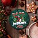 2 x 2025 Christmas Ornament  Sorry Santa I Have Been Feral Funny Naughty Holiday Ornament Gift, Xmas Tree Decoration Gift