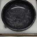 5.91'' Large Decorative Marble Bowl for Home Decor, Key, Incense Burner, Smudge, Coffee Tables Centerpiece, Soap Serving (Black)