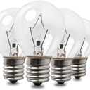 Seentech 4-Pack Lava Lamp Bulbs 40 Watt, S11 E17 Intermediate Base Replacement - Lava Lamp Replacement Bulb, Suitable for 14.5-Inch/20oz Flash and Lava lamp (4 Pack)