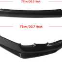 Front Bumper Spoiler Lip for Toyota Corolla L, LE, XLE, Base, CE 2011-2013