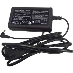 CA-570 AC Adapter Charger Compatible with Canon XA25,XA10,XA20,XA30,HG20,XH-A1,XA-30,Vixia HF100, XA11,HF G20, HF G20,FS3000,FS200,HG21,HFM31,ZR60,HV30,HV20,HV20A,HV40