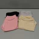 coskefy Women's High Waisted Cotton Underwear Soft Breathable Panties Stretch Briefs Ladies Panties 5 Pack (X-Large, Light Color)