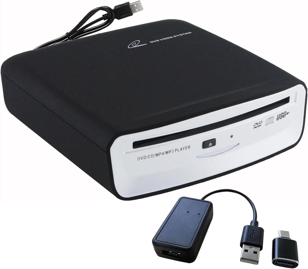 Portable CD Player for Car with Bluetooth and USB Connection,USB External Universal Cars CD Player for Car Audio Systems/TV/MacBook pro/Laptops Desktops/Bluetooth Speaker with Plug and Play