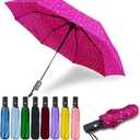 MRTLLOA 42/49 Inch Compact Travel Essentials Umbrella for Rain, Lightweight, Portable, Automatic, Strong, Waterproof Folding Umbrellas for Women, Men and Teenagers