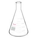 stonylab (1 Pack 5000 ml Narrow Mouth Erlenmeyer Glass Flasks with Heavy Duty Rim, 5000 ml (5000ml)