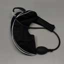 Cervical Neck Traction Device for Neck Pain Relief - Inflatable Neck Stretcher Collar for Decompression - Best Home Use Neck Brace Pump (Black Plush)