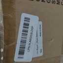 Round Coffee Table with Rock Slab Top and Carbon Steel Base, End Table/Side Table/Dining Table/Sofa Table for Living Room, Bedroom, Cafe , 17 inch