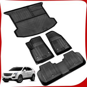 Compatible for 2017-2023 2024 2025 Cadillac XT5 Floor Mats Rear Truck Cargo Liner, All-Weather Rear Trunk Mat for 2017 2018 2019 2020 2021 2022 2023 2024 2025 Cadillac xt5 Accessories