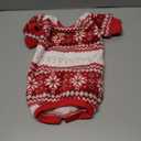 KYEESE Dog Christmas Pajamas, Soft Fleece Holiday Dog Pajamas for Small Dogs, Warm Winter Pet Onesie with Snowflake Pattern, Lightweight Cozy Doggie Jumpsuit Pet Jumpsuit, Large (Large (15-22LBS))