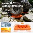 HOXWELL Off Road Traction Boards with Velcro Straps for Snow, Sand, Mud