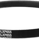 302040014 Snowblower Belt Auger Drive Belt Compatible with Powersmart Snow Thrower Series Parts DB7659 DB7659H Drive V-Belt Replacement Snow Blower Auger Drive Belt