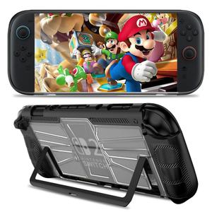 RAIALL Case for Nintendo Switch 2 Game Console (2025), Protective Cover for Nintendo Switch 2nd Generation Console and Joy-Con Controller Accessories, Black (Not Compatible with Dock