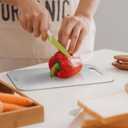 3 Pcs 15.4"x11", 13.4"x9", 11.4"x7.9" Stainless Steel Cutting Board with Holder Dishwasher Safe Chopping Boards Kitchen Double Sided Metal Cutting Board for Meat Fruit Vegetable