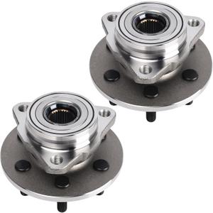 PAROD - 2PCS 515007 Front Wheel Hub & Bearing Assembly Fit for Dodge Dakota 1997-2004, Durango 1998-2003 4WD; 2-Wheel ABS
