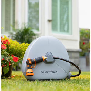Ground-Mounted Retractable Hose Reel 82ft-130ft