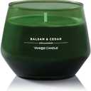 Yankee Candle Studio Medium Candle, Balsam & Cedar, 10 oz: Long-Lasting, Essential-Oil Scented Soy Wax Blend Candle | 40-65 Hours of Burning Time (Pack of 2)