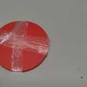 PATIKIL 5.9-inch Round Cardboard Paper, 50 Pcs Blank Disc Circles Slices for Party Decorations DIY Craft Arts Drawing Painting Writing, Red